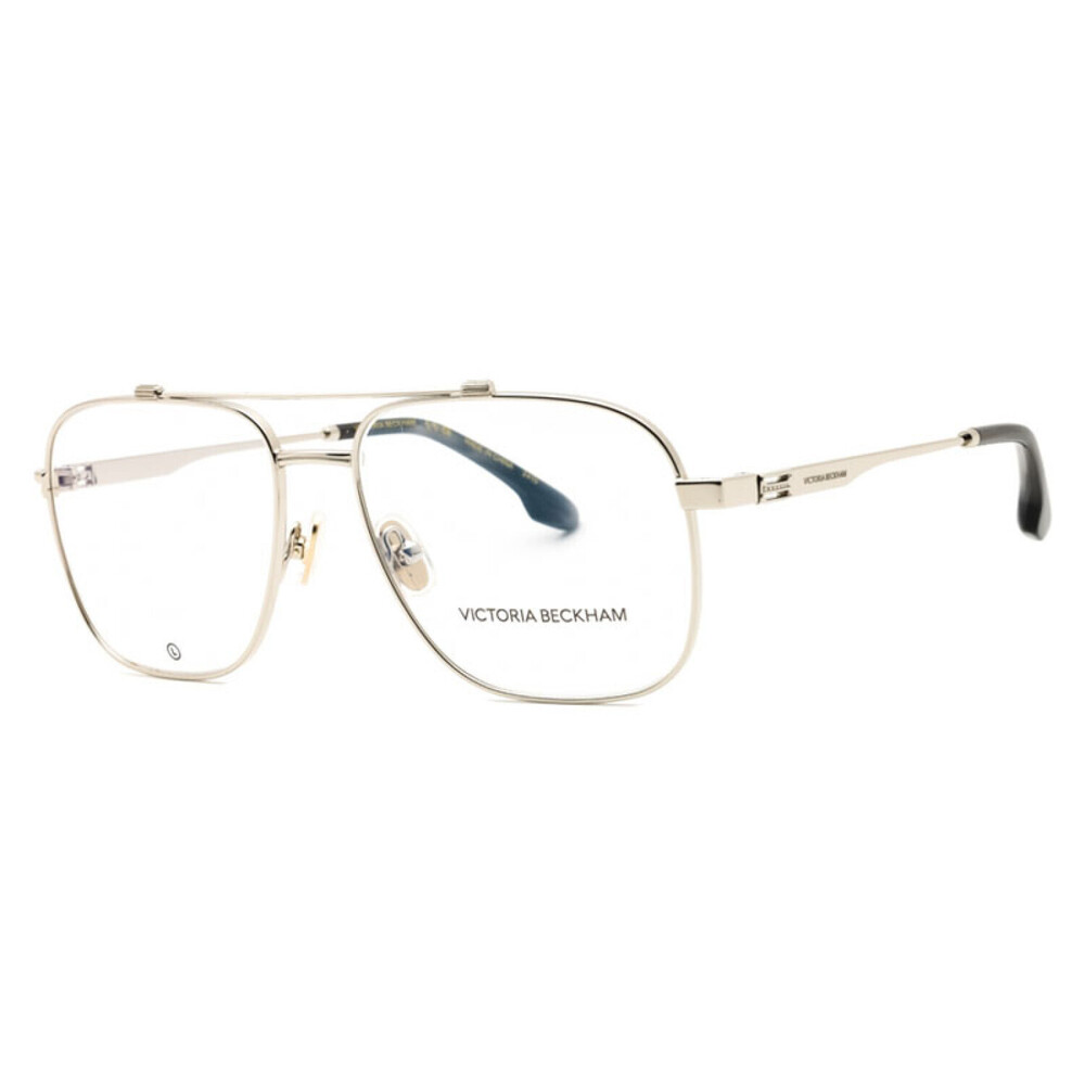 NEW Victoria Beckham VB2138 040 Silver Sunglasses authentic